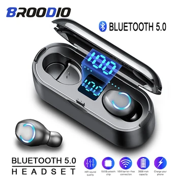 

Wireless Headphones TWS Bluetooth Earphone Stereo Earphone HIFI Mini In-ear Sports Headset Support iOS/Android Phones For Xiaomi