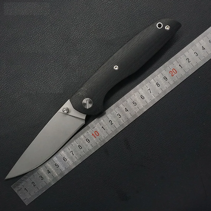 Складной нож рукоятка G10 D2 стальное лезвие порошка шариковый подшипник походные