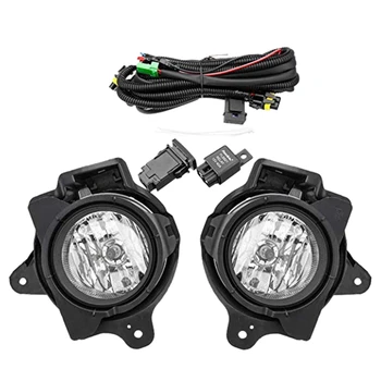 

1 Pair 12V Car Fog Light Assembly Lamp for Toyota Hilux VIGO MK7 2012 2013 2014 2015 2016 with Harness Relay