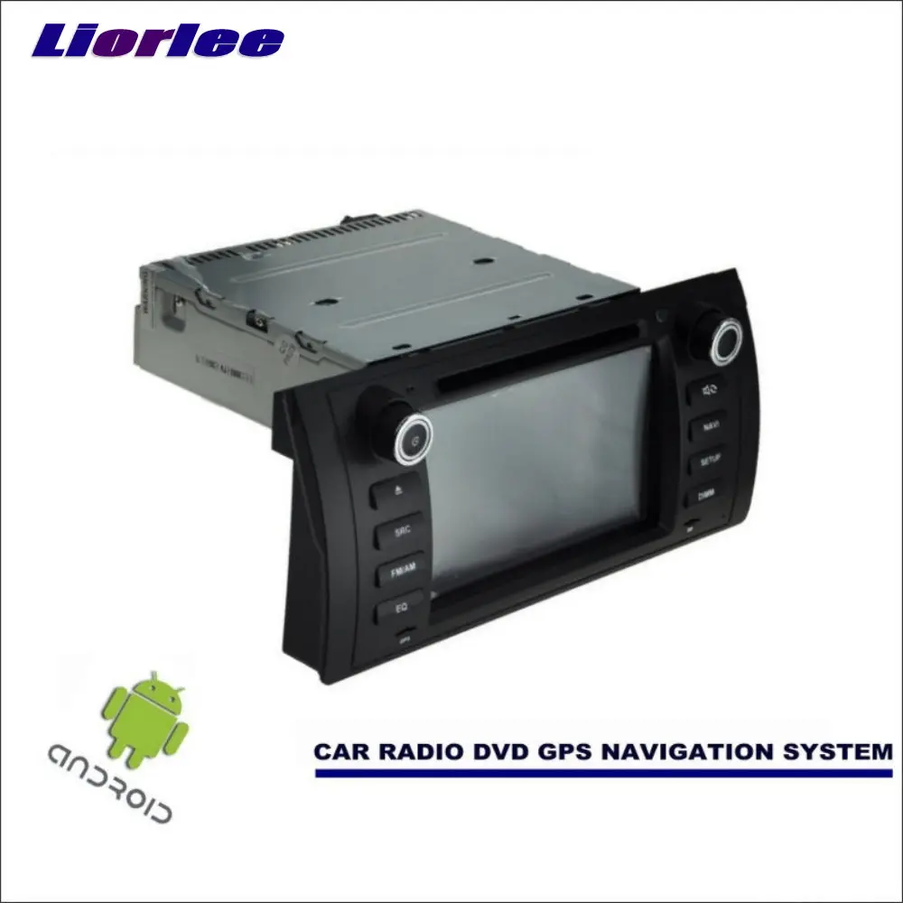 

Liorlee Car Android Navigation System For BMW X5 E53 1999-2006 Radio Stereo CD DVD Player GPS Navi BT HD Screen Multimedia