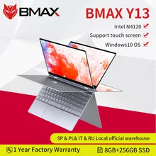 BMAX Y13 ноутбук Intel N4120 13,3 дюймов 4 ядра 1920*1080 IPS Экран 8 Гб LPDDR4 Оперативная память 256GB SSD Тетрадь windows10