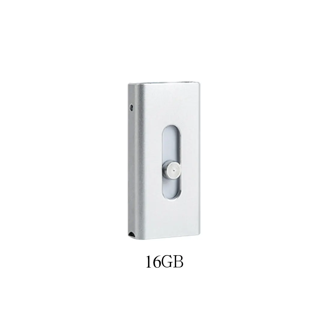 silver 16GB Usb флэш-накопитель для Iphone Ios внешнее запоминающее устройство Тройная вспышка OTG Usb флэш-накопитель 8/16/32/64 Гб памяти флеш-накопитель - Цвет: silver 16GB