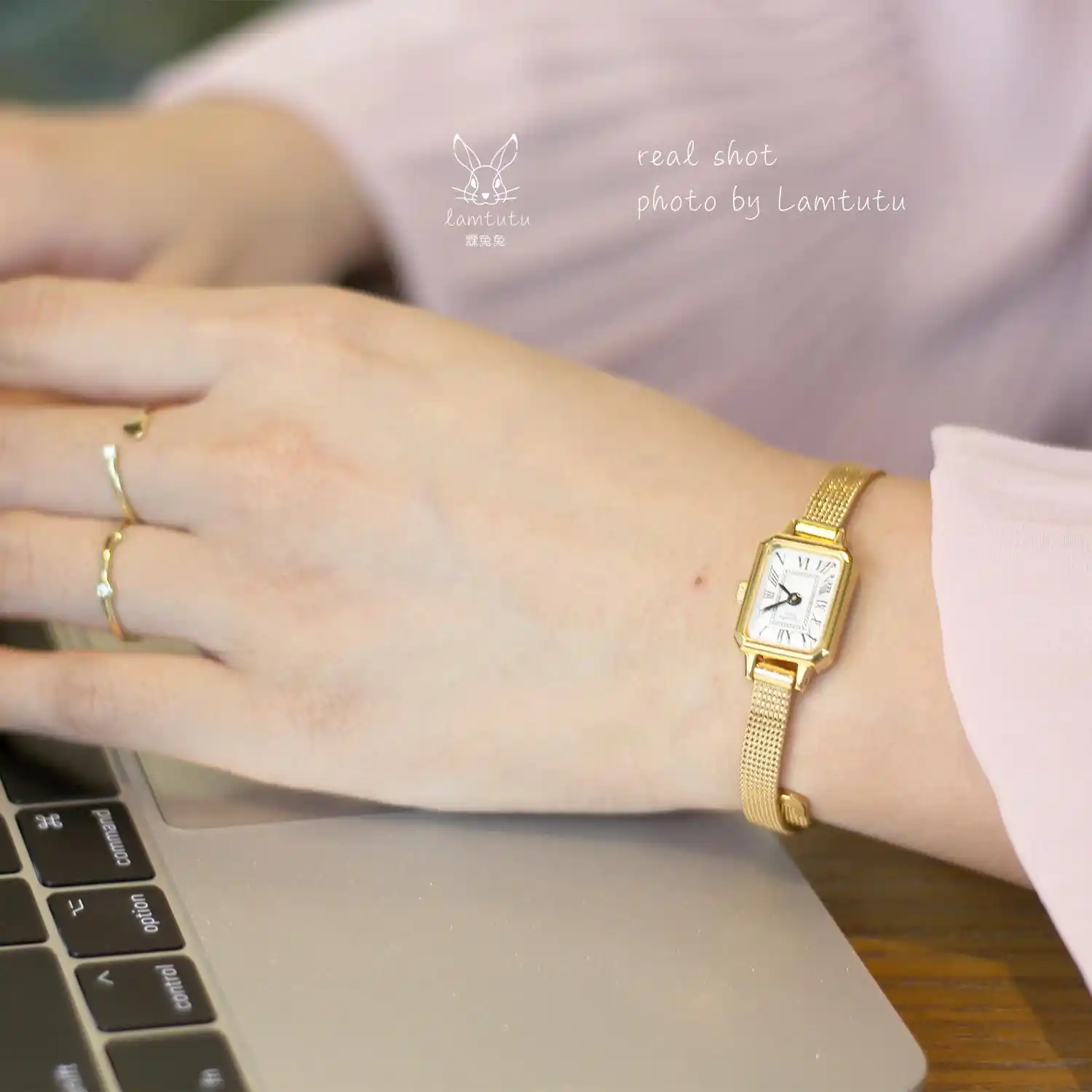 thin gold watch women's