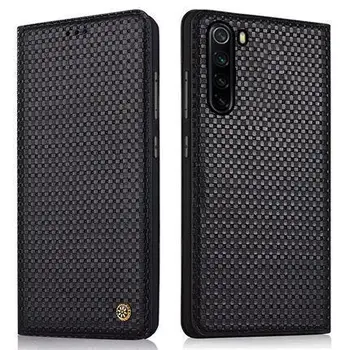 

Genuine leather magnetic mobile phone case for Xiaomi Redmi Note 8/Xiaomi Redmi Note 8 Pro phone bag case standing case coque