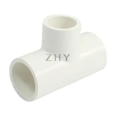 

T Shape Reducer Tee White PVC-U Pipe Connect Coupler Fitting 25x20mm