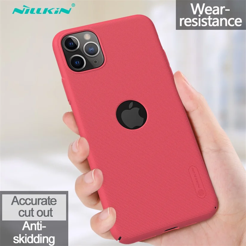 Для iPhone 11 Pro Max 5,8/6,1/6,5 чехол Nillkin супер матовый защитный Жесткий PC матовый защитный чехол для iPhone11 Pro - Цвет: Red