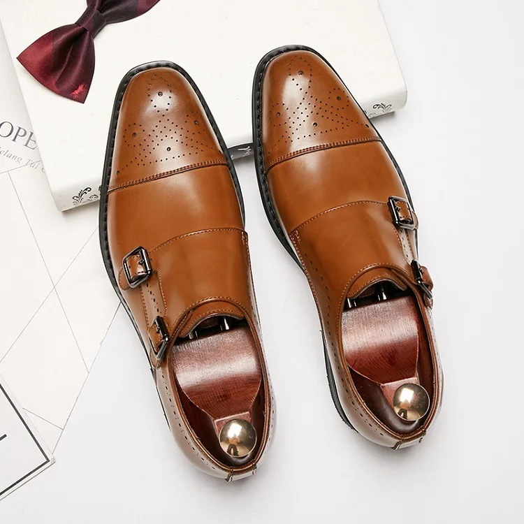 

2020 England Business Affairs Leisure Time Leather Shoes Correct Dress Genuine Leather Leather Shoes Male Head Layer Cloth Male