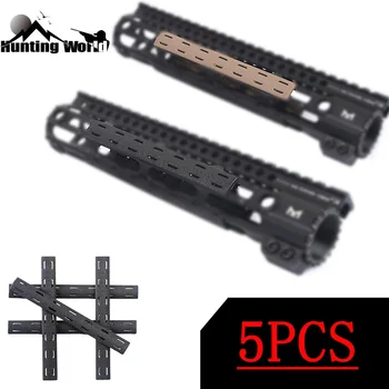 

Tactical 5Pcs Polymer Foregrip Rail Cover Panel Kit Hand-Stop Kit Handle grip for Hunting Airsfot m-lok Handguard Dropshipping