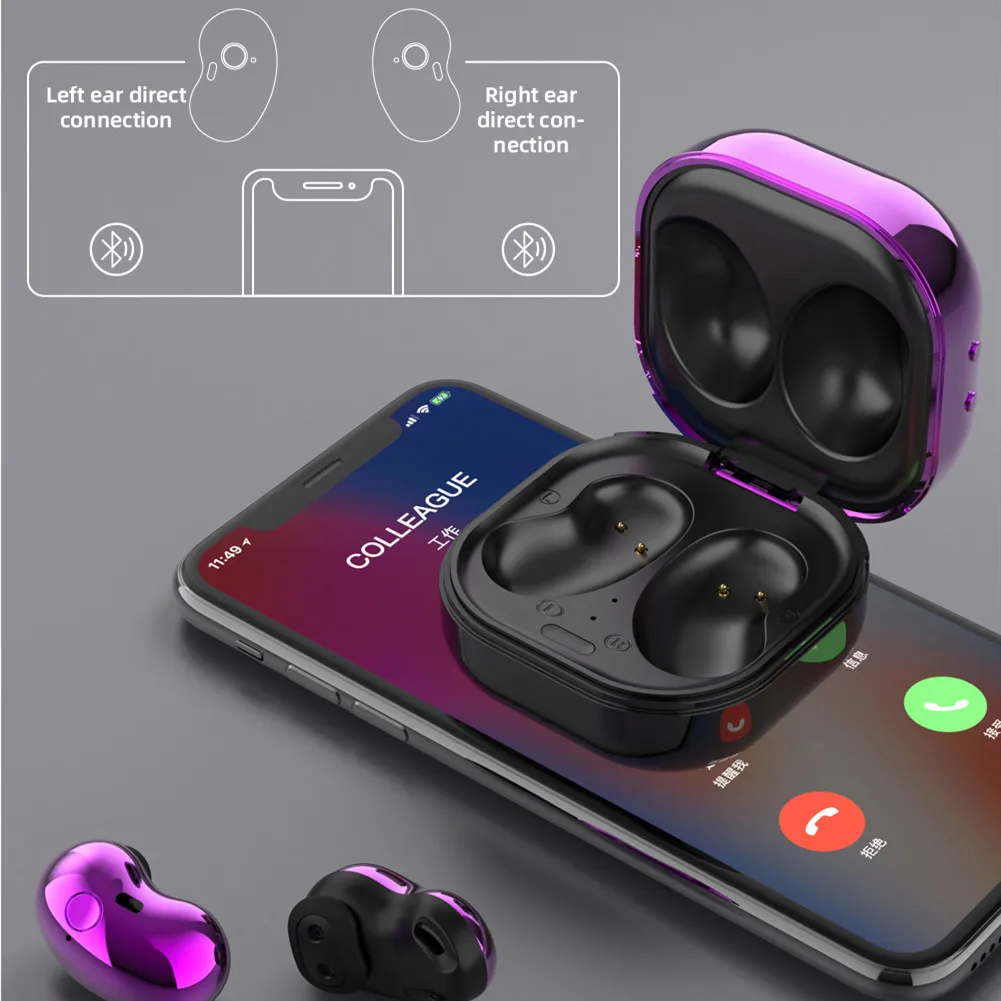 TWS Bluetooth 5.1 Earphones 2200mAh Charging Box Wireless Headphone 9D Stereo Sports Waterproof Earbuds Headsets With Microphone