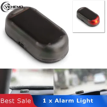 

Vehemo Fake Solar Auto Car Alarm Security Anti-Theft Caution Flash Blinking LED Light LED LED Car NAS