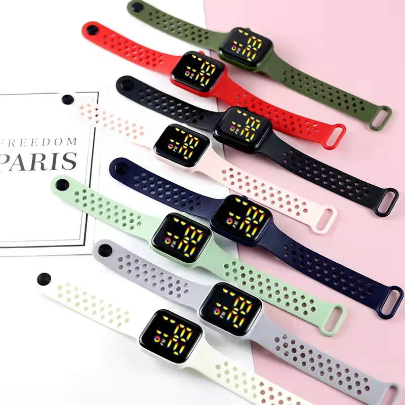 Men Woman Watch LED Touch Electronic Watch Student Children's Fashion Sports Electronic Watch for Boy Girl Gift Reloj