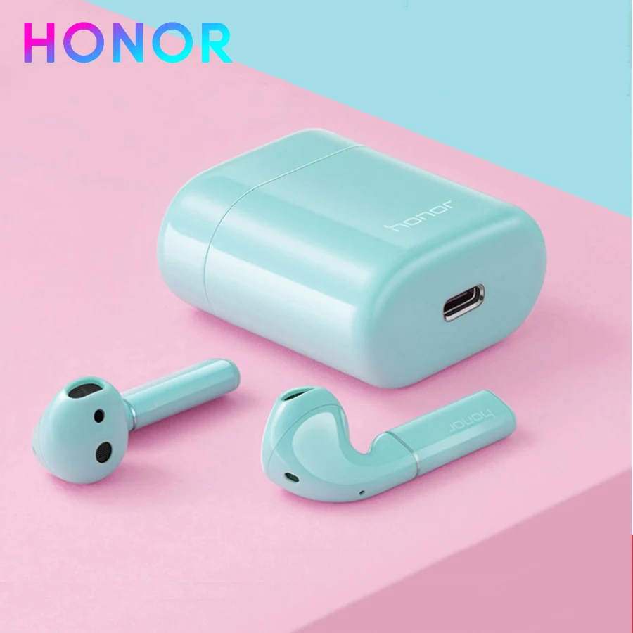Honor Flypods Беспроводные Наушники Hi-Fi HI-RES беспроводной аудио водонепроницаемый IP54 контроль крана беспроводной зарядки Bluetooth 5,0