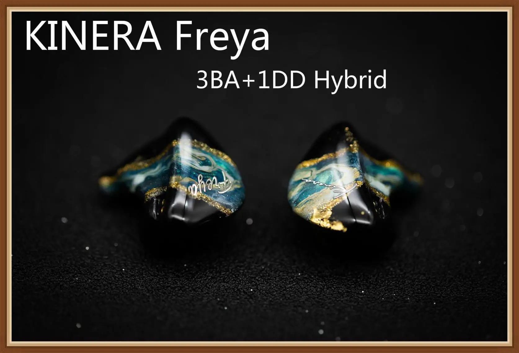 Гибридные наушники-вкладыши KINERA Freya 3BA + 1DD с ручной росписью Hi-Fi DJ монитор