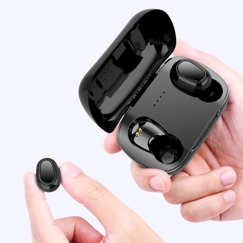 L21 Bluetooth наушники беспроводные наушники 5,0 TWS гарнитуры двойные наушники бас звук для huawei Xiaomi Iphone samsung мобильный телефон