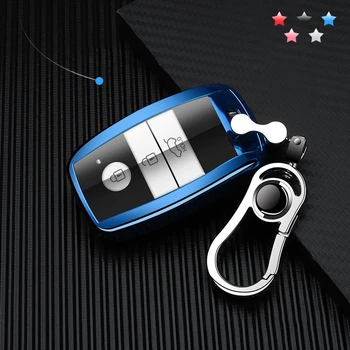 

New Soft TPU Full cover car key case shell For Kia KX3/ KX5/ K3S/ RIO/Ceed/Cerato/Optima/K5/Sportage/Sorento Auto Accessories