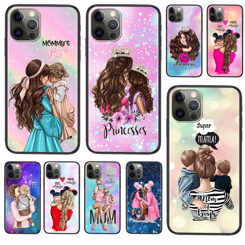 Мягкий чехол из ТПУ Для Xiaomi Mi11 M10 Mi10I Mi10S Mi10T Mi9 CC9 Note10 Poco F3 X3 Lite Pro Ultra NFC Baby Mom Girl Coque |