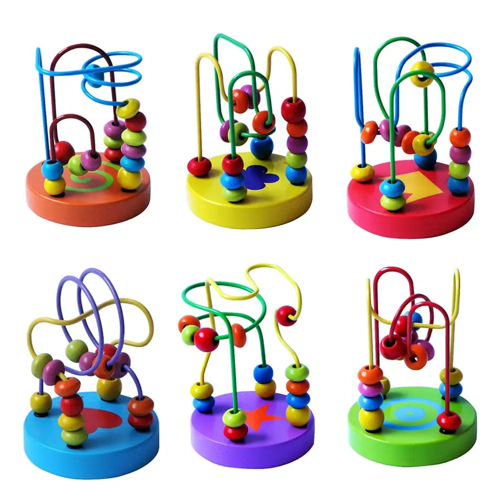 Wood Beads Roller Coaster Maze Game Kids Training Intelligence Development Exercise Tool Children Educational Toy Birthday Gift |