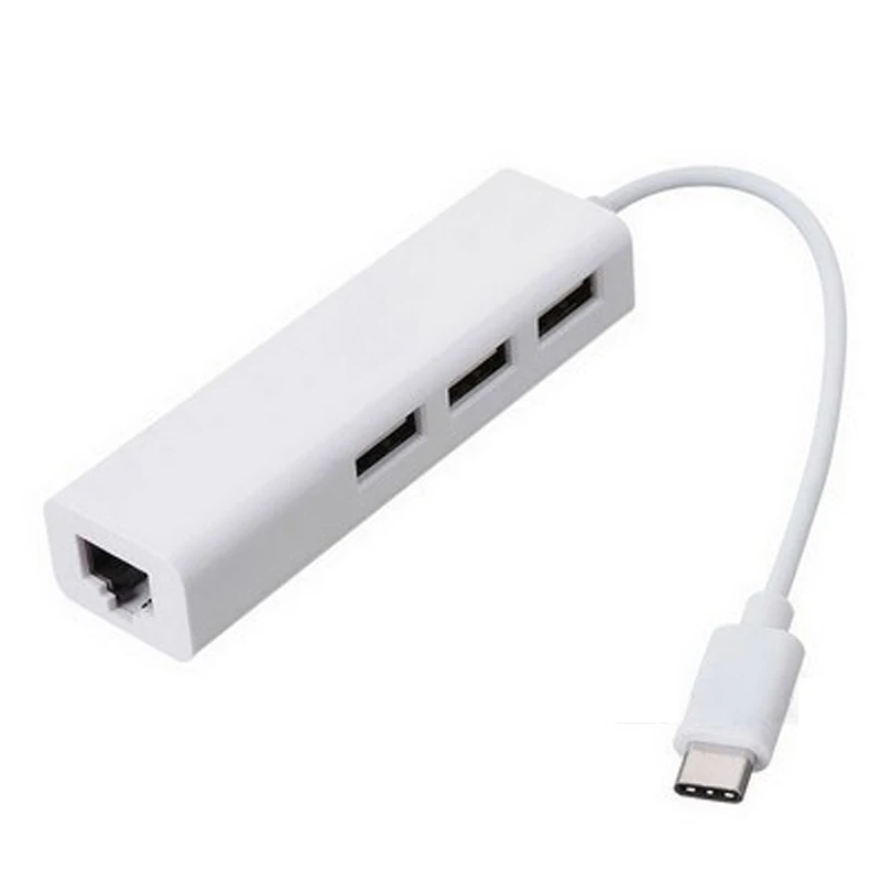 USB Ethernet Внешний проводной сетевой адаптер USB2.0 к Ethernet RJ45 Lan для Windows 7/8/10/XP ноутбук компьютер - Цвет: TYPE C RJ45  2