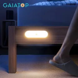 Veilleuse LED avec capteur de mouvement PIR pour enfants, rétro éclairage pour la cuisine, la chambre à coucher, l'armoire, les escaliers 
