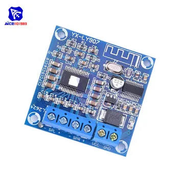 

diymore TPA3116D2 Bluetooth Amplifier Board Dual Channel 50Wx2 Digital Power Audio Stereo Amplifier Module DC 12-24V 3A XY-LY907