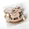 Creative Christmas Decorations Christmas Wooden Craft Gift Pendant Jm01562 Christmas Tree Decoration Pendant - Image 5