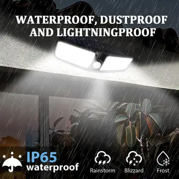 

Motion Sensor Solar Powered Spotlight Wall Light Durable PIR Waterproof Street Lamp Foldable Garden Energy Saving Rotatable
