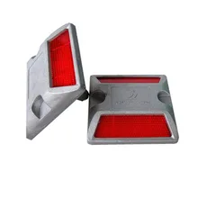 Красный отражатель Алюминиевый Дорожный штифт с хвостовиком/без хвостовика типа