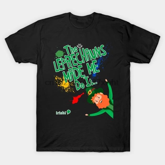 Мужская футболка The Leprechauns Make Me Do It День Святого Патрика вечерние ирландские