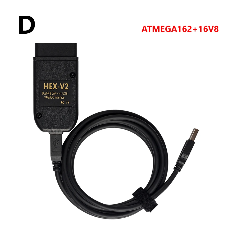 VAG COM Hex V2 V21.3 интерфейсная модель 20 12 для VW AUDI Skoda Seat ATMEGA162 + 16V8 FT232RQ неограниченные