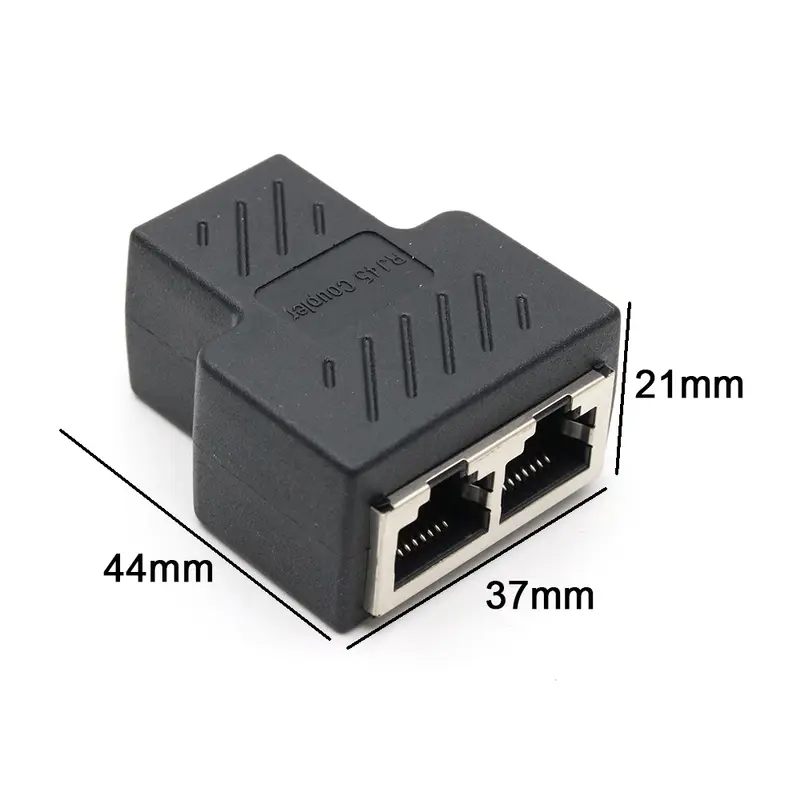 xintylink 1 to 2 ways lan rg45 cat6 cat5e cat5 8p8c stp shielded ethernet network cable rj45 female splitter connector adapter - Image 4