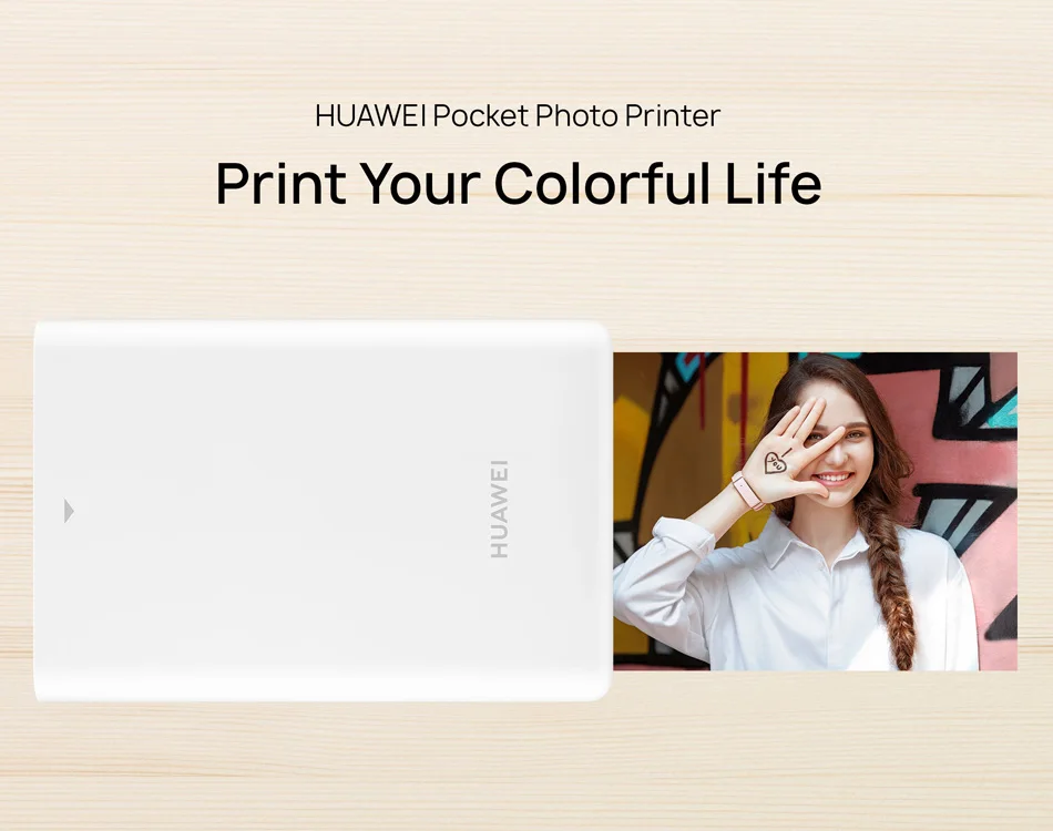 huawei Zink портативный фотопринтер Honor Mini Pocke принтер Bluetooth подключение мобильного телефона Android iOS DIY Share