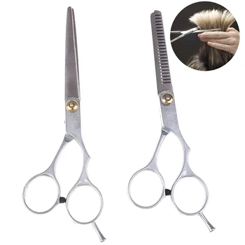 

2pcs/set Pro Salon Barber Hair Scissors Cutting Thinning Scissors Shears Hairdressing Set Styling Tool Hair Salon Hairdressing