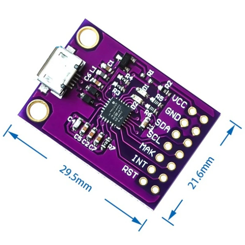 CP2112 плата отладки USB к I2C Связь модуль CCS811 отладки|Корпуса и детали| |