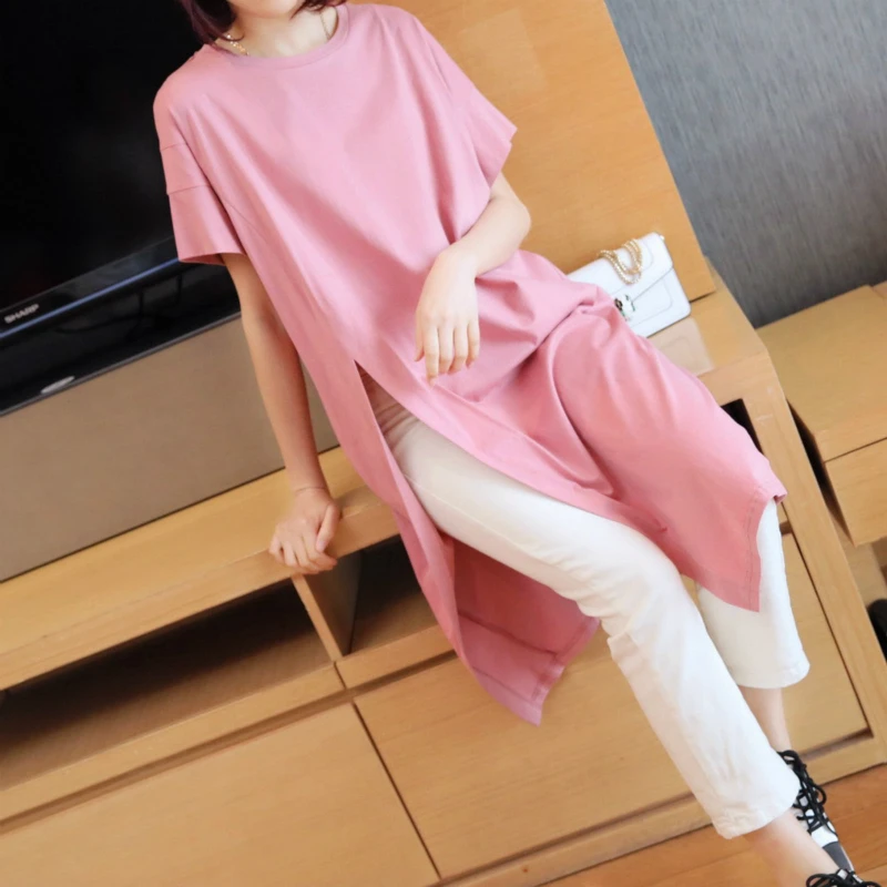 plus size pink t shirt dress