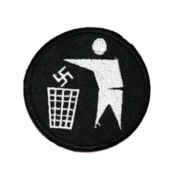 

Anti Racism SHARP Punks Nazi Fascism Sign Emblem DIY Jacket Jeans Iron on Patch