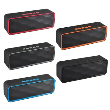 

Outdoor Wireless Car Speakers SC211 Mobile Phone Car Subwoofer Waterproof Voice Prompts Card Radio Call Function