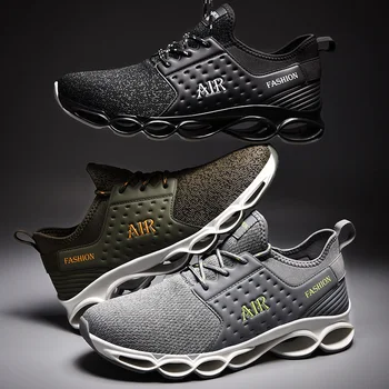 

Damping Men Casual Shoes Male Sneakers Breathable Sports Running Shoes for Man Zapatos De Hombre Non-Leather Loafers