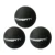 3 Pack Rubber Double Yellow Dot Replacement Squash Balls Racing Training Practice Balls Training Professional