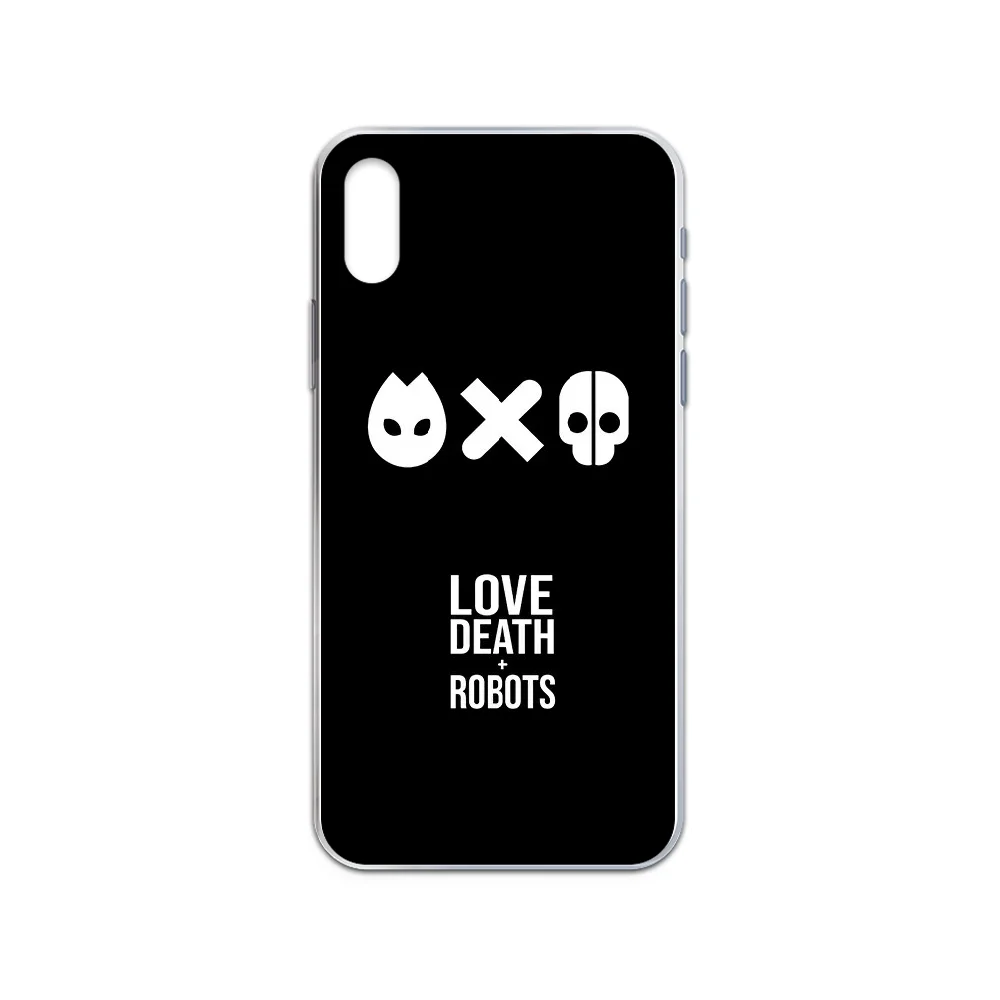 Чехол для телефона с надписью Love death прозрачный мягкий чехол iphone 4 5 5C 4S 6 6S PLUS 7 8 X XR XS