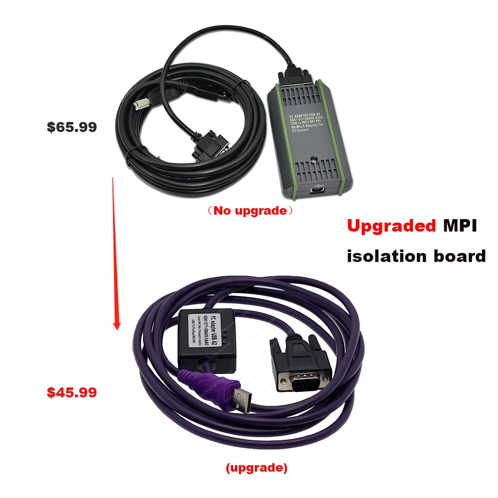 Cabo de Programação Adaptador para Sistema Usb-mpi - 300 400 Plc Adaptador Usb a2 pc s7 6gk1571-0ba00-0aa0 dp Ppi S7-200 1 Fios elétricos