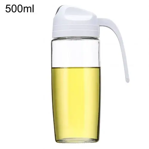 500ml Grey Авто Флип диспенсер оливкового масла бутылка герметичный контейнер для приправы кухонная посуда емкость для приправ банки, бутылки Кухонные гаджеты - Цвет: 500ml Grey