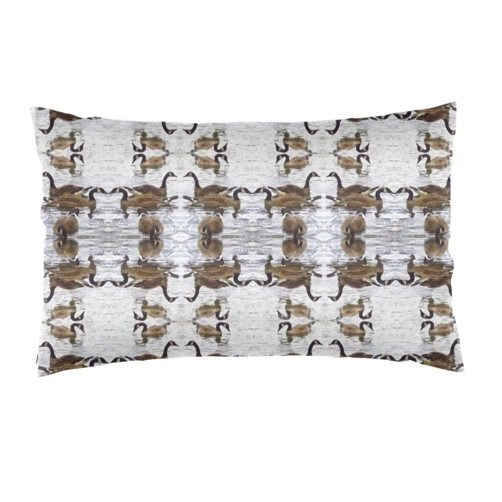 Chicago Oche 1 Fodera Per Cuscino Rettangolare Morbida E Confortevole Canada Oche Chicago Lincoln Park Goose Family Paillettes Bird Watchers