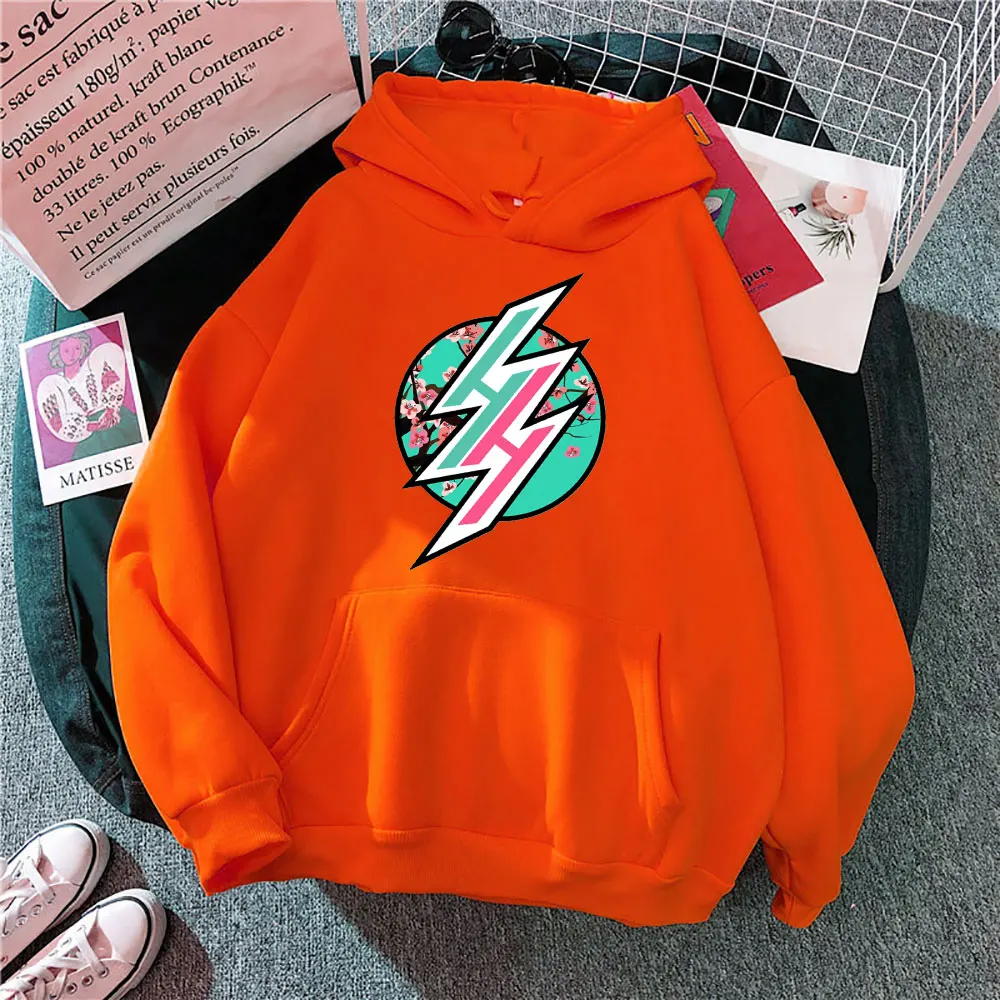 Anime Streetwear Hentai Haven Logo Pattern Print Pullover Ahegao Loli Meme Female Oversized Hoodie Womens Spring Unique Jacket