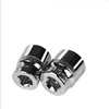 3/8" Drive Hex Short Socket Wrench Head Anti-rust 6 Point Socket Set Adapter Torque Spanner Ratchet Socket Wrench Nut Removal 4