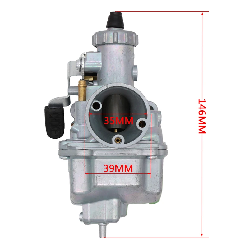Моторный карбюратор мотоцикла VM22 Mikuni для 110cc 125cc 140cc Байк Atv Pz26 горизонтальный двигатель производительность карбюратор