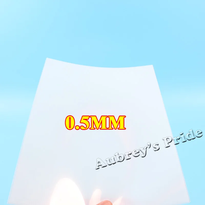 10 Pcs 0.5MM 20Mil PP A4 Size Matt Satin (210x297mm) Book Cover Materials Mylar Thickness