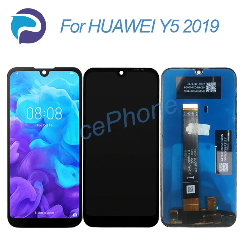 

Для HUAWEI Y5 2019, ЖК-дисплей, сенсорный экран, дигитайзер, для сборки, запасные части 5,71 "AMN-LX9/1/2/3 Y5 2019 дисплей ЖК-экран