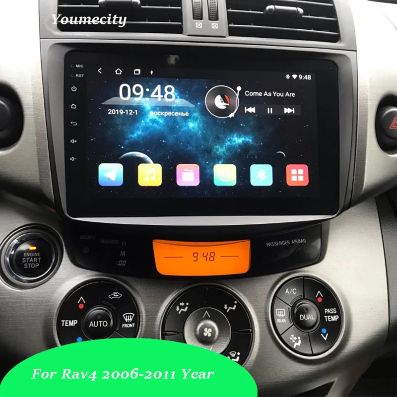 Автомобильный DVD для Toyota Старый RAV4 Аудио Видео Стерео GPS Радио RDS Wifi 2006 2012 1024*600 HD