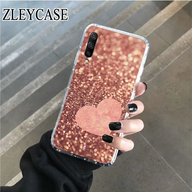 Gold Rose Love heart