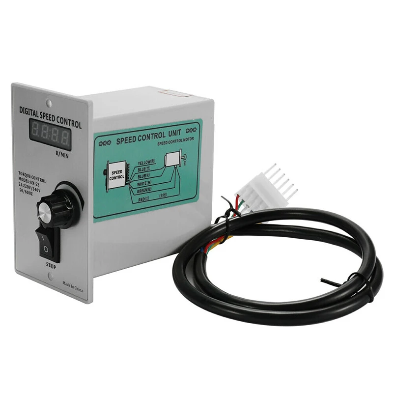 

Digital Display Speed Motor Controller Regulated Speed Forword Backword Controller PUO88